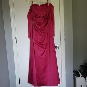 Pink David's Bridal Dress